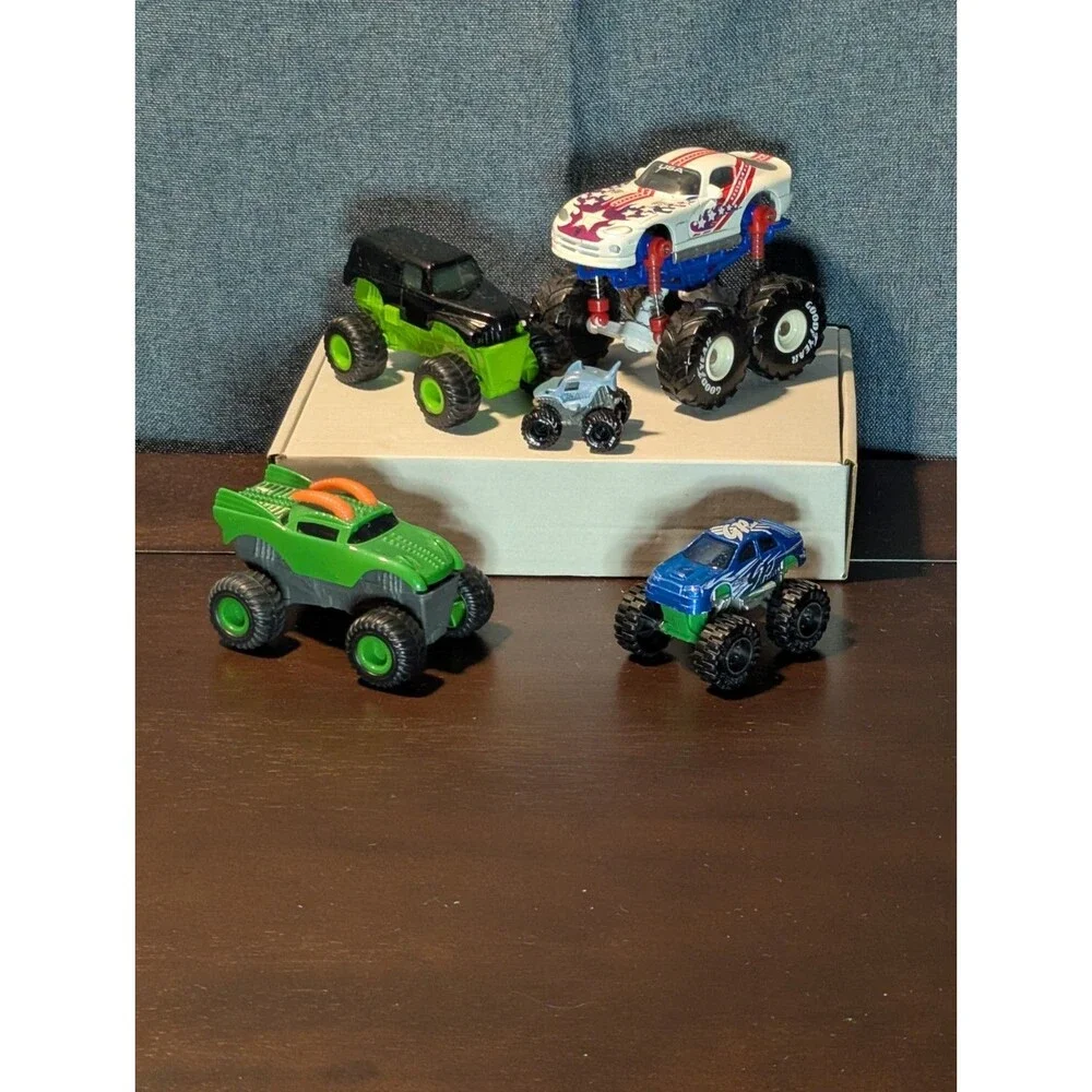 Monster Truck Bundle | Vintage Road Champs Goodyear Tires, Hotwheels Mini Shark